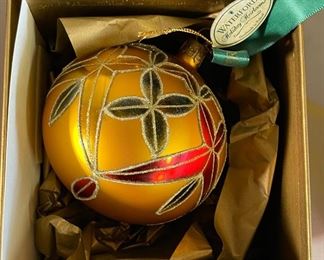 Waterford Starburst Ball Christmas Ornament