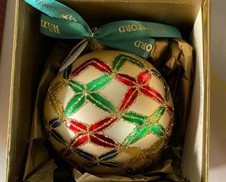 Waterford Killeen Ball Christmas Ornament