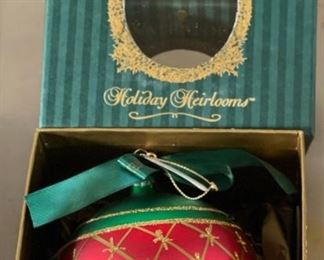 Waterford Diamond Cut Ball Christmas Ornament