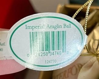 Waterford Imperial Araglin Ball Christmas Ornament