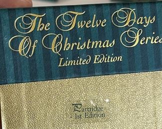 Waterford Partridge 1st Edition Christmas Ornament 12 days of Christmas