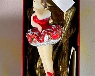 Waterford Nine Ladies Dancing Christmas Ornament 12 days of Christmas