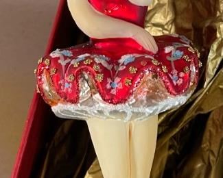 Waterford Nine Ladies Dancing Christmas Ornament 12 days of Christmas