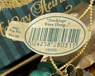 Waterford Stockings Were Hung Christmas Ornament