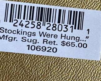 Waterford Stockings Were Hung Christmas Ornament