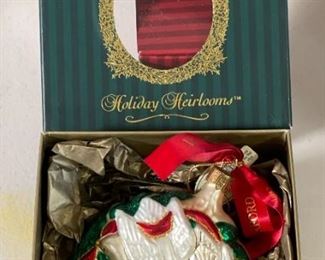 Waterford Four Calling Birds Christmas Ornament 12 days of Christmas