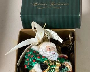Waterford Christmas Eve Santa Christmas Ornament