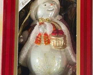Waterford Anniversary Snow Lass Skater Christmas Ornament