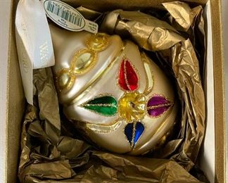 Waterford Ashling Egg Christmas Ornament