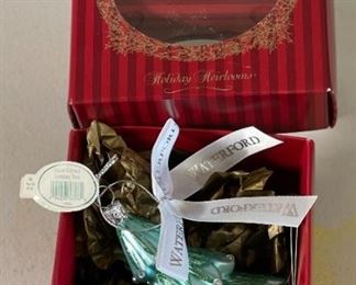 Waterford Snow Crystal Lismore Tree Christmas Ornament