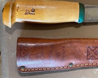 Vintage J Marttiini Fillet Knife 14.5 in long in sheath