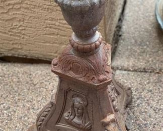 4.5ft Cast Iron Candle Stand 56 in high