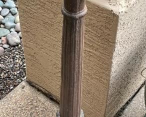 4.5ft Cast Iron Candle Stand 56 in high