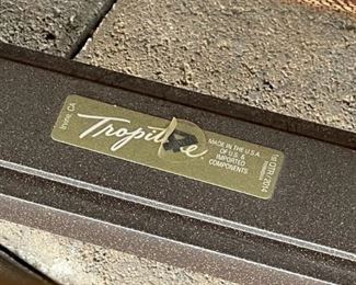 2pc Tropitone Swivel Base Patio Chairs Aluminum 42 x 24 x 26in HxWxD