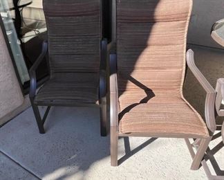 9pc Tropitone Outdoor Patio Table & Chairs