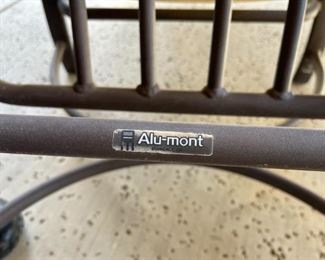 2pc Alu-mont Chaise Lounge Chairs Pair 40 x 20 x 65in HxWxD