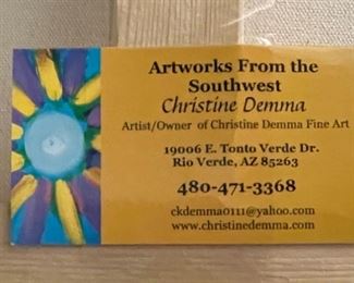 Original Art Christine Demma Berries Jubilee Painting 20.5x30in