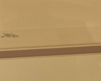 Signed Litho Marianne Wieland City Moose Framed Print 248/400 art 14.25x24.25in HxWxD