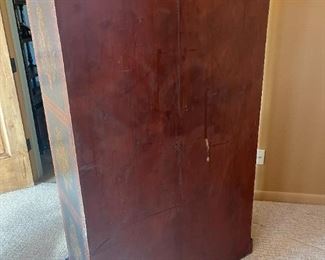 Rustic Old World Mexico 3 Shelf Cabinet 60x38.5x18in HxWxD