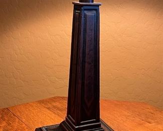 Bronze Mission Slag Table Lamp Single 23in H x 14in Diameter