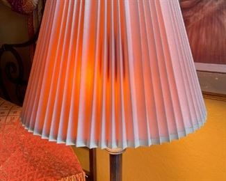 Metal Column Table Lamp 28.25x 7.25
