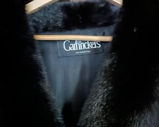 Garfinckels Mink Fur Coal Sz: 16 50in Long