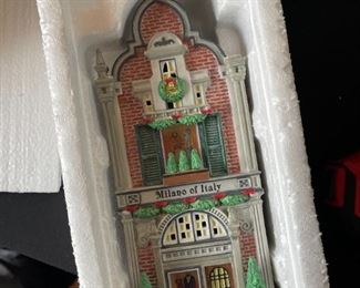 AS-IS Dept. 56 Milano of Italy Christmas in the City Series Department #56.59238 in Original Box 9.5 x 4 x 4.5in HxWxD