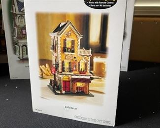 Dept. 56 Café Tazio Department Christmas in the city series #56.59253 in Original Box 9 x 5.25 x 4.75in HxWxD