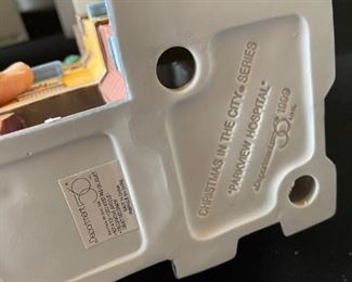 Dept. 56 Parkview Hospital Christmas in the City Series Department #56.58947 in Original Box 8.5 x 6.25 x 5in HxWxD