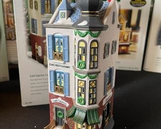 Dept. 56 Café Caprice French Restaurant Christmas in the City Series Department #56.58882 in Original Box 10.5 x 3.75 x 4.5in HxWxD