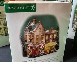Dept. 56 Johnson’s Grocery & Deli Christmas in the City Series Department #56.58886 in Original Box 9 x 7.25 x 6in HxWxD