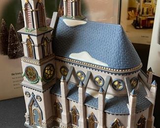 Dept. 56 Christmas in the City Series Old Trinity Church Department #56.58940 in Original Box 11 x 5.5 x 8.5in HxWxD
