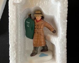 6pc Dept. 56 Christmas in the City Series. City taxi, 1919 Ford model T, city police car, radio city Rockettes, dressed for success, rest ye Merry gentlemen