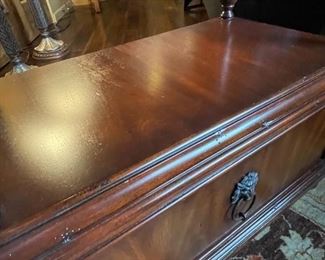 Thomasville Ernest Hemingway Shelf Unit 4-Tier Bookshelf with drawer #1 72.25 x 25.75 x 14in HxWxD