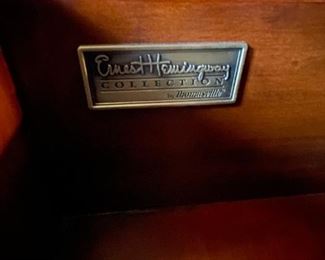 Thomasville Ernest Hemingway Shelf Unit 4-Tier Bookshelf with drawer #1 72.25 x 25.75 x 14in HxWxD