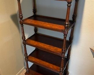 Thomasville Ernest Hemingway Shelf Unit 4-Tier Bookshelf with drawer #2 72.25 x 25.75 x 14in HxWxD