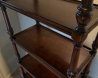 Thomasville Ernest Hemingway Shelf Unit 4-Tier Bookshelf with drawer #2 72.25 x 25.75 x 14in HxWxD