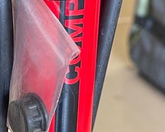 New Specialized Air Tool Mtb Floor Pump Red One Size 25.25in H