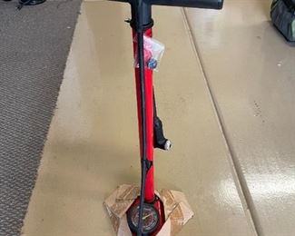 New Specialized Air Tool Mtb Floor Pump Red One Size 25.25in H