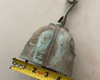 22in Mid Century Paolo Soleri Bronze Wind Chime Bell Arcosanti Big bell 22x5.25