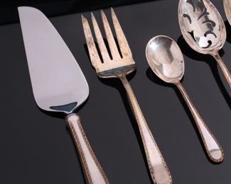 70pc Set S. Kirk & Son Golden Winslow Sterling Silver Flatware Set KIRK STIEFF 70pc