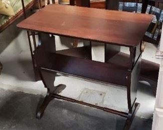 Solid Wood Side Table w/Under Shelf 24'W x 14"D x 24'H WAS $135 NOW $95