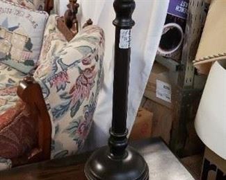 Vintage Gorgeous Mission Style Leaded Stain Glass Shade Table Lamp WAS $195 NOW $175
