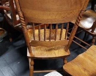 (4) Solid Wood Carved Amish Chairs 18"W x 17.5"D
Floor to Seat 18"H WAS $395 NOW $350