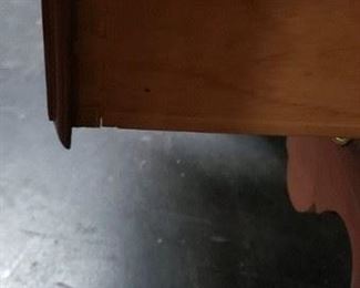 American Drew American Independence Collection 2 pc. 12 Drawer Queen Anne Style High Boy Chest (near Mint Cond) from Walter E Smithe Furniture 83"H to top of finial x 38.25"W x 18"D WAS $1795 Now $1500