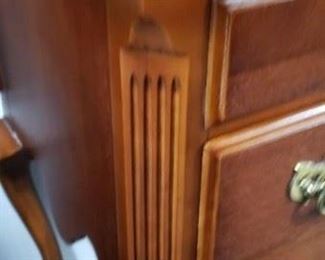 American Drew American Independence Collection 2 pc. 12 Drawer Queen Anne Style High Boy Chest (near Mint Cond) from Walter E Smithe Furniture 83"H to top of finial x 38.25"W x 18"D WAS $1795 Now $1500