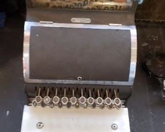 Rare National 720 Dark Gray & Polished Chrome Cash Register (Nice Condition) $295