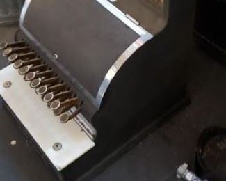 Rare National 720 Dark Gray & Polished Chrome Cash Register (Nice Condition) $295