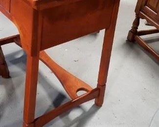 Kenmore Electric Rotary Sewing Machine in Cabinet with Chair, Accessory rack, manuals & Pamphlets Closed 29"W x 19.5"D x 30"H Opened 58"W Call