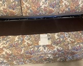 Ethan Allen 3 Cushion Sleeper Sofa is 78in Long